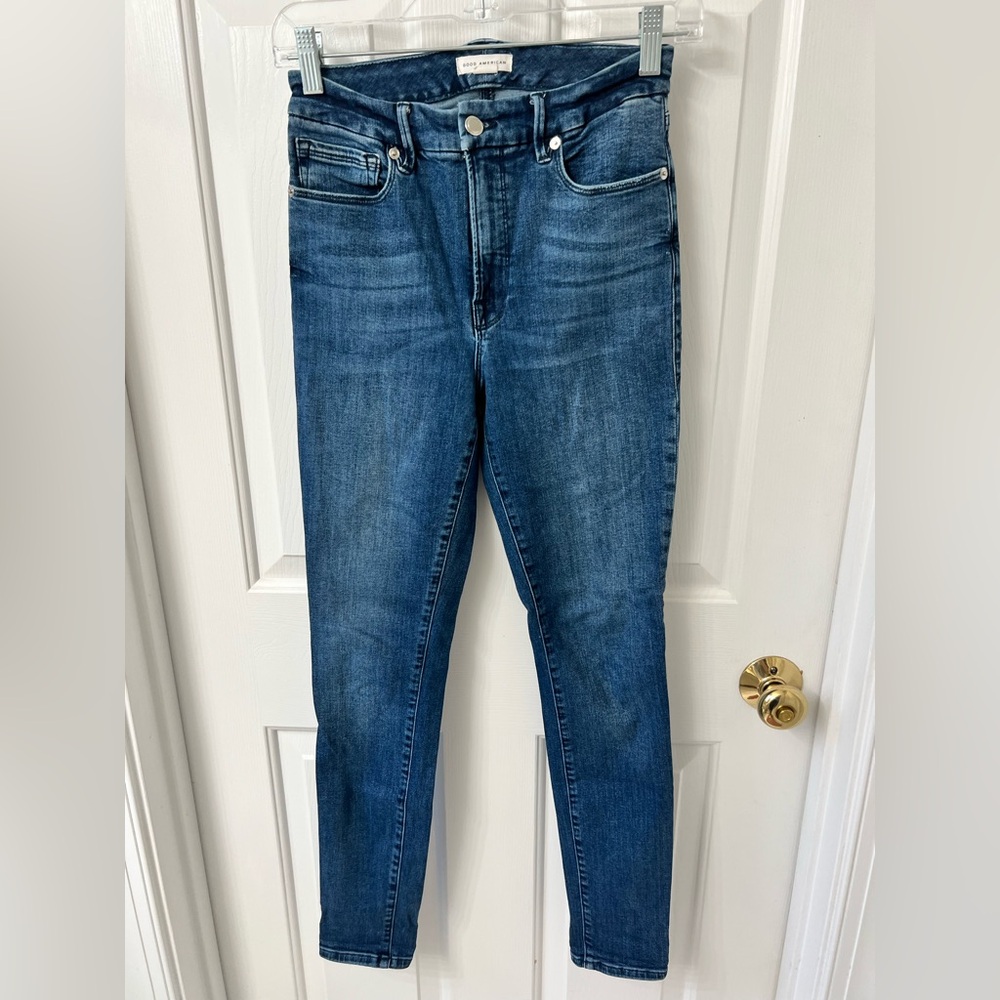 Good American Blue Skinny Jeans Sz 4/27
